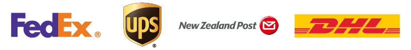 The couriers we ship with across New Zealand