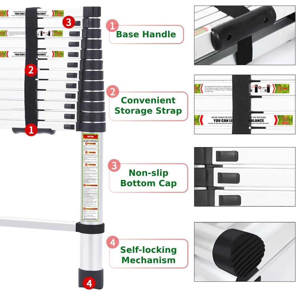 Telescoping Extendable Ladder