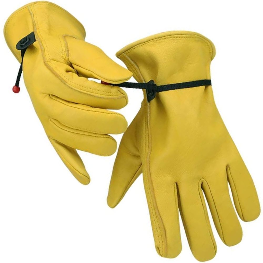 Leather Workwear Gloves S: image 5